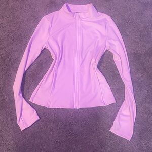 Light Pink Zip-Up Jacket